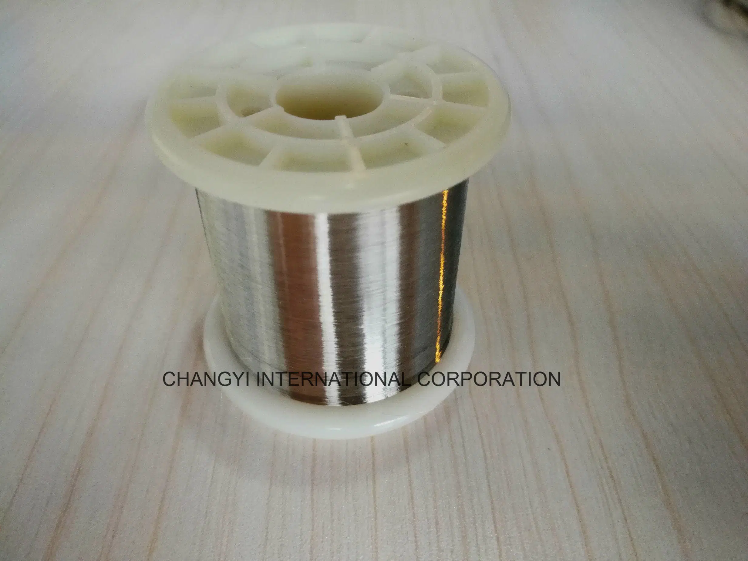 Cable de níquel de 0,025mm de diámetro de grado N6 de 99,6% de pureza