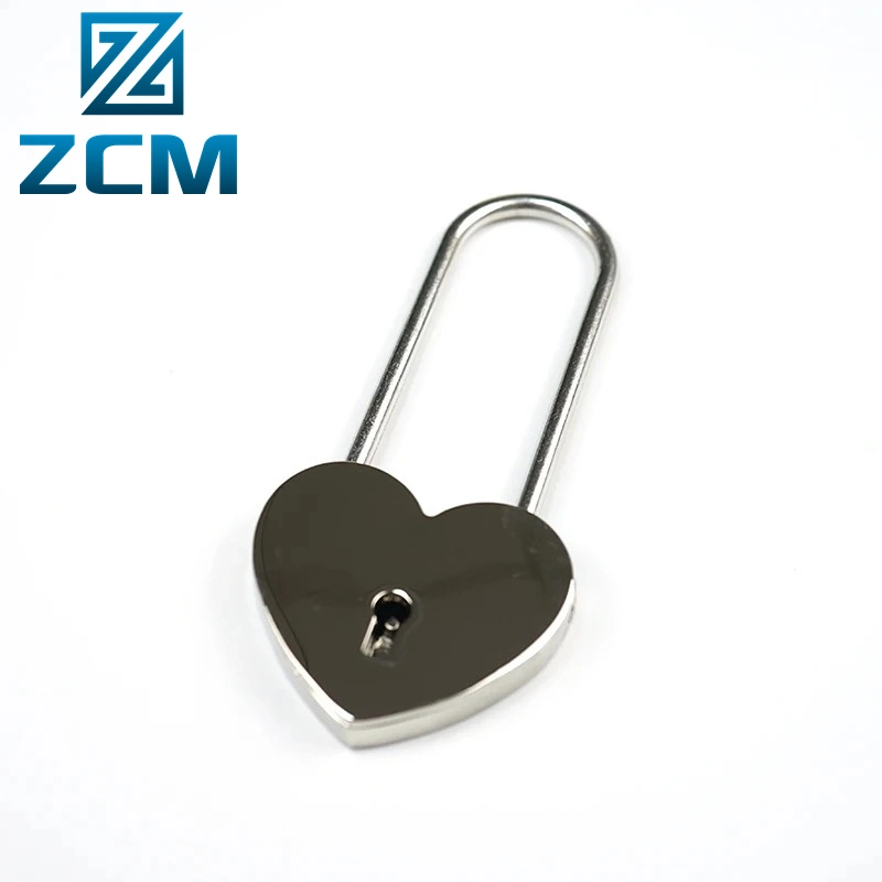 Custom Made Heart Shape Gift Lock Brass Padlocks for Luggage Bag Gold Padlock Manufacturing