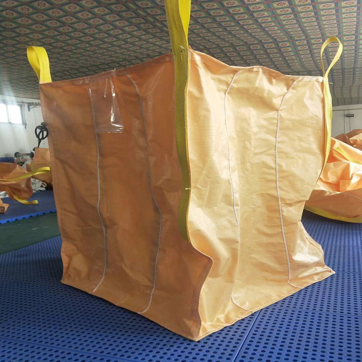 1000kgs Big Bag Super Sack Q Bag 1ton PP Baffle FIBC Top boquilla Jumbo Bag 1,5ton Bag