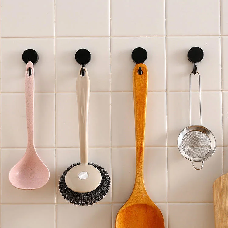 Home Storage Accessories Strong Without Drilling Coat Bathroom Kitchen Towel Hanger Hooks