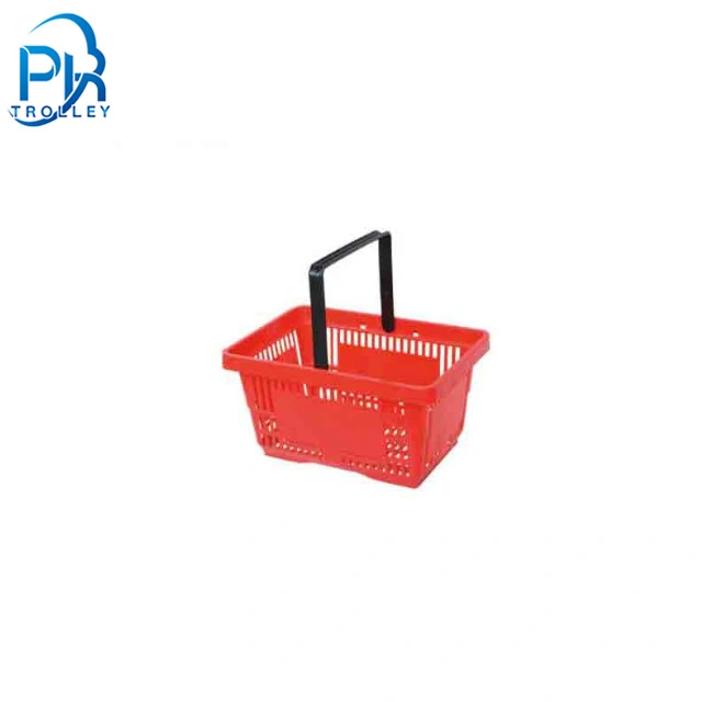 Hot Selling Supermarket Basket with One Handle Shopping Basket Plastic