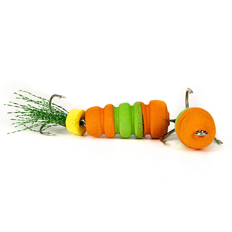 75mm Gourd-Sharped Foam Lure Hook Fishing Foam Bait Hook of Tackle Accessory with Hook