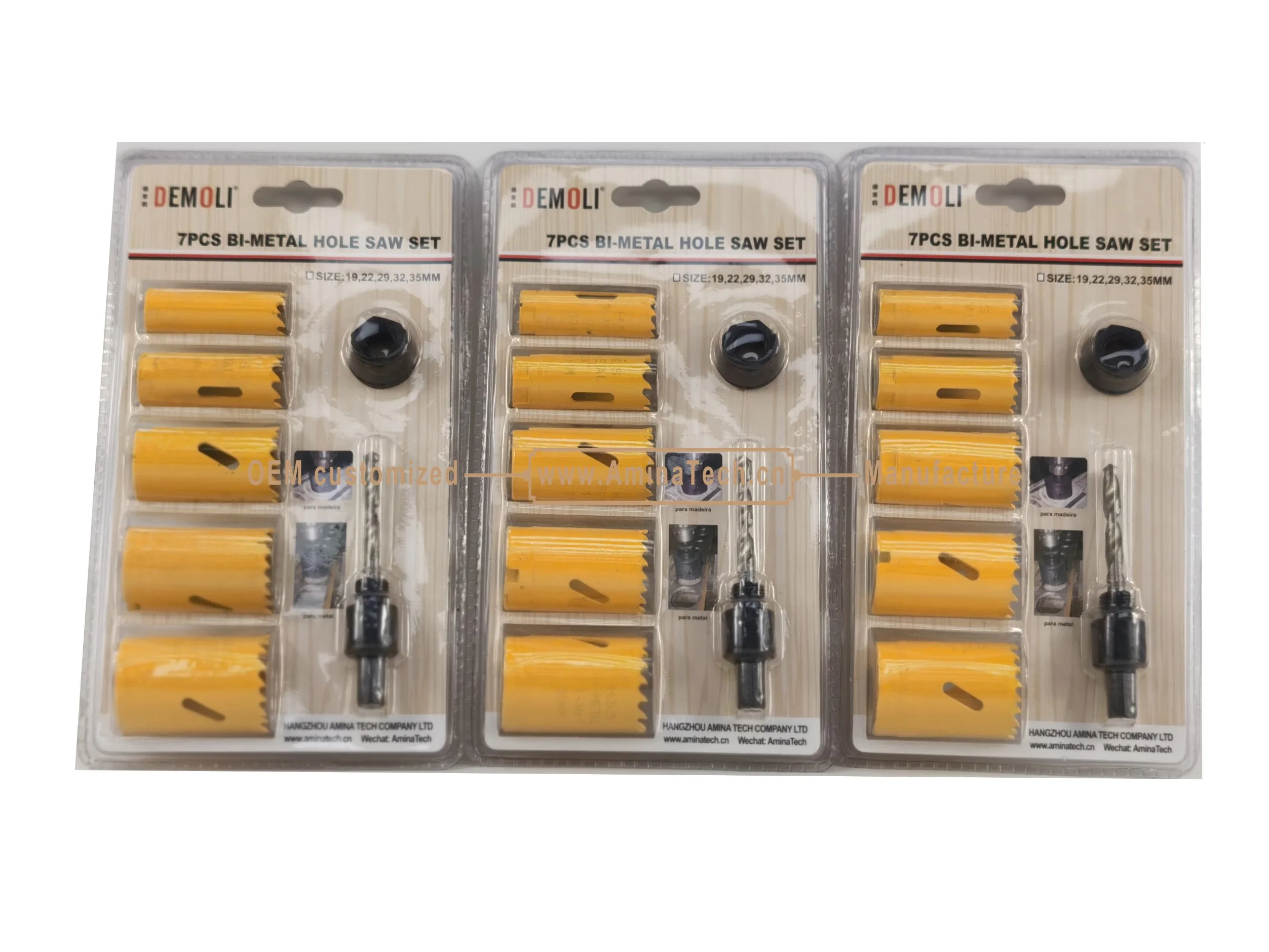 7PCS Bi-Metal Hole Saw Set,Power Tools,Drill Bits