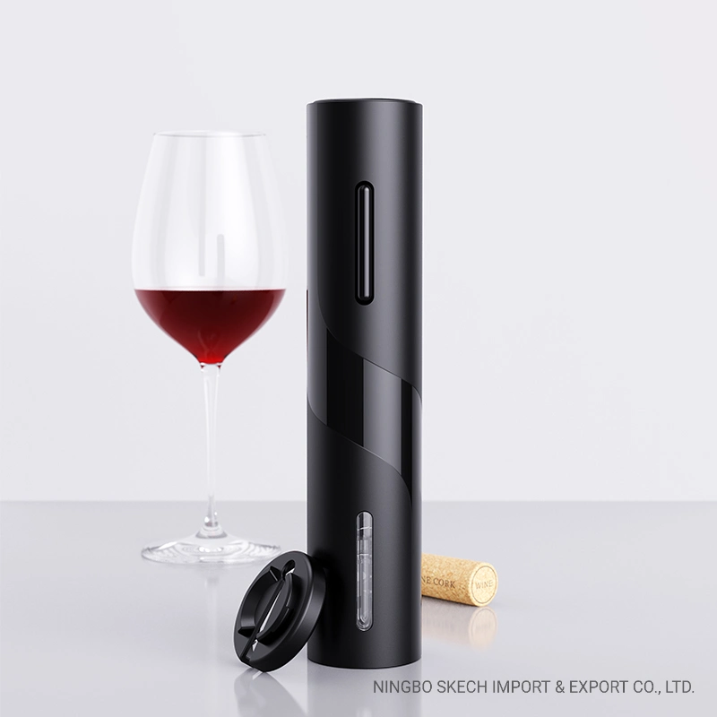 Electric abridor de Vino Tinto Vino abridores sacacorchos Abrebotellas con cortador de aluminio con pilas, abridor de vinos