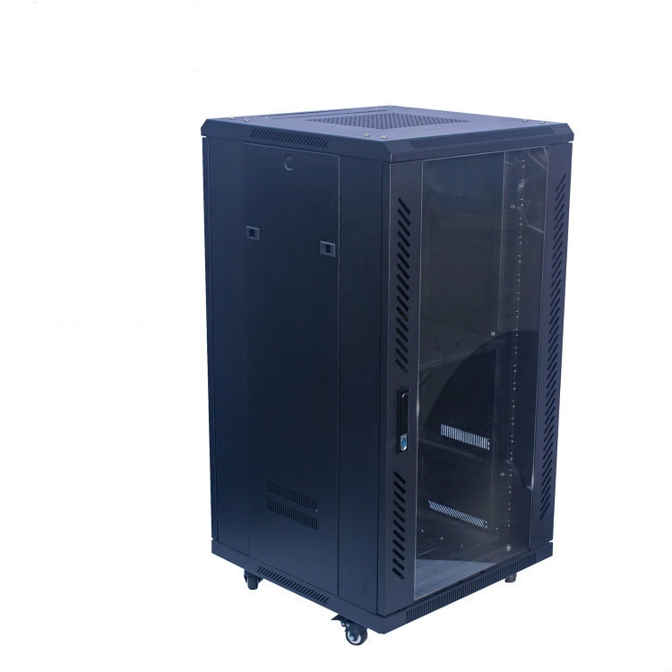 19'' 18u Equipment Rack (600mm X 600mm) Rear Door (Single open mesh with round lock) Cabinet