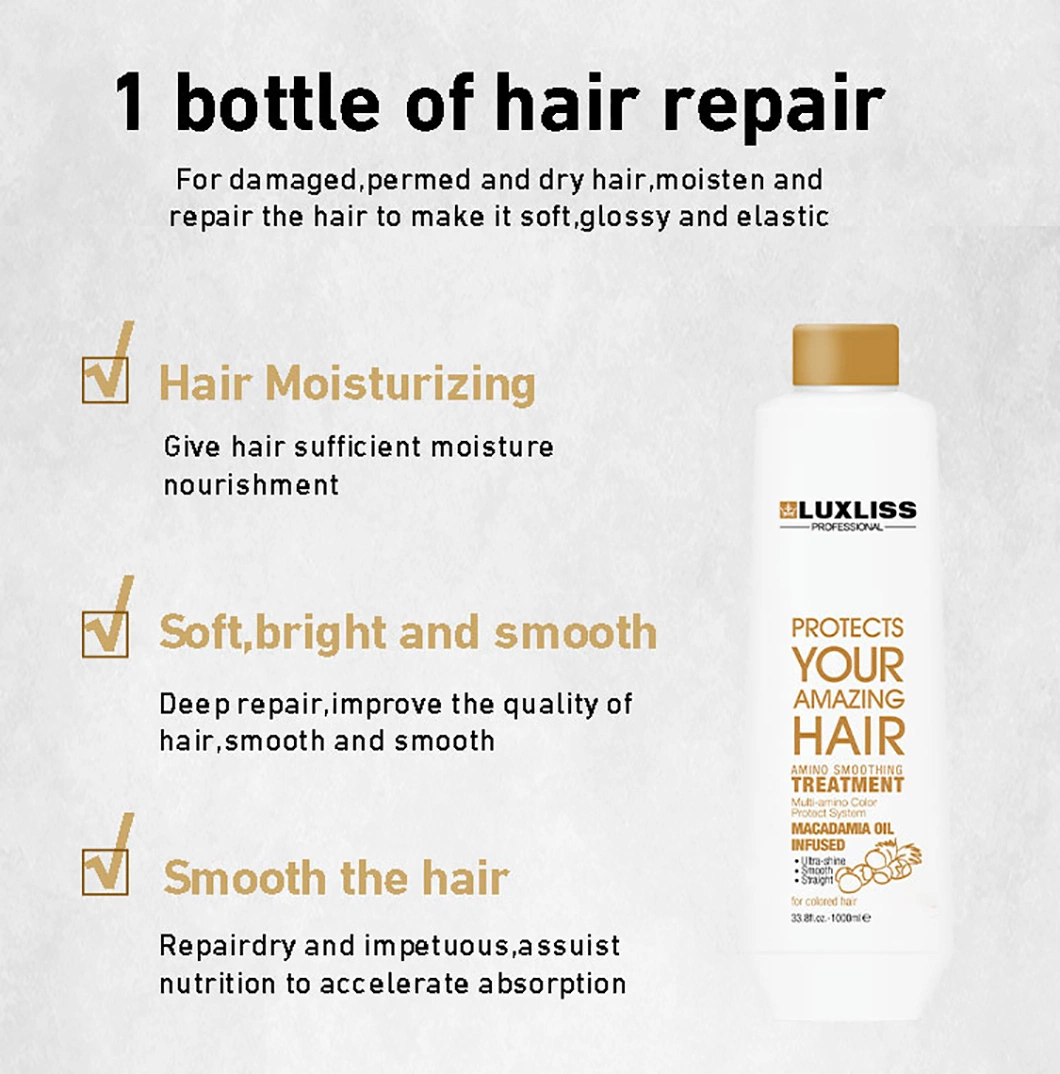 Luxliss profesional Cuidado del pelo Keratin tratamiento de smoothing
