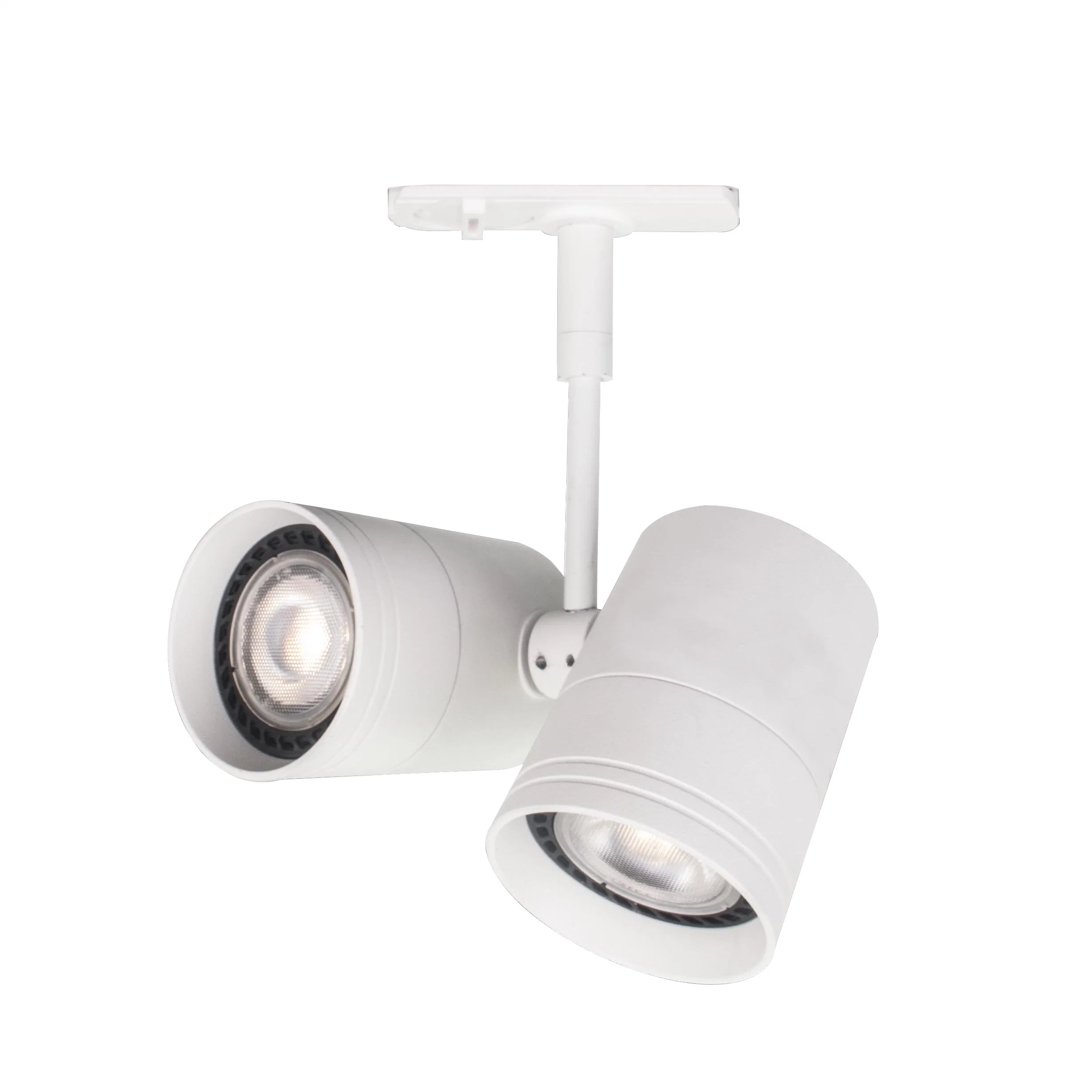 How Bright GU10 Adjustable Museum Spotlight Double Head Track Light for Gallery and Restaurant