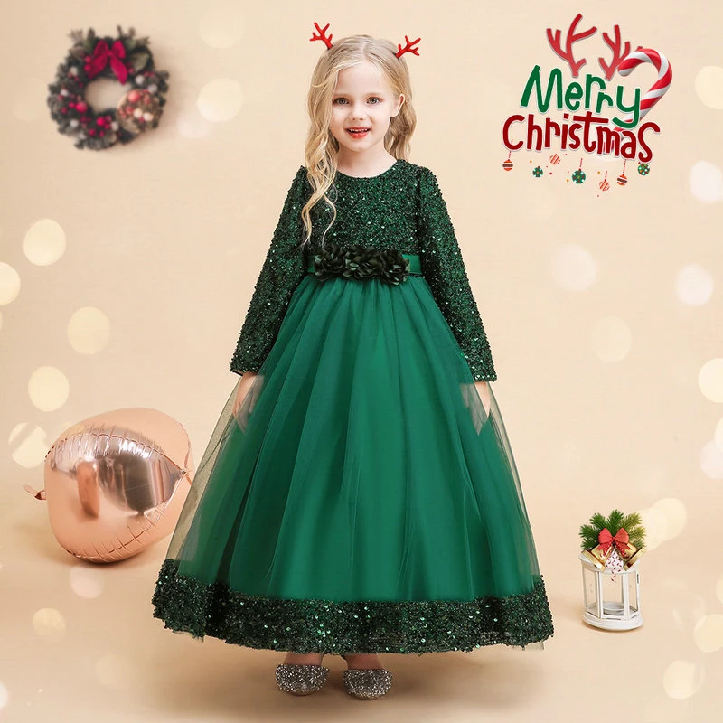 New Children's Dress Princess Dress Christmas Cosplay Dress Wedding Dress Evening Dress