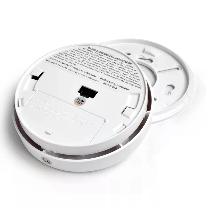 Smoke Detector Heat Sensor Wireless Interconnected Smoke Heat Detector Alarm Battery Operating