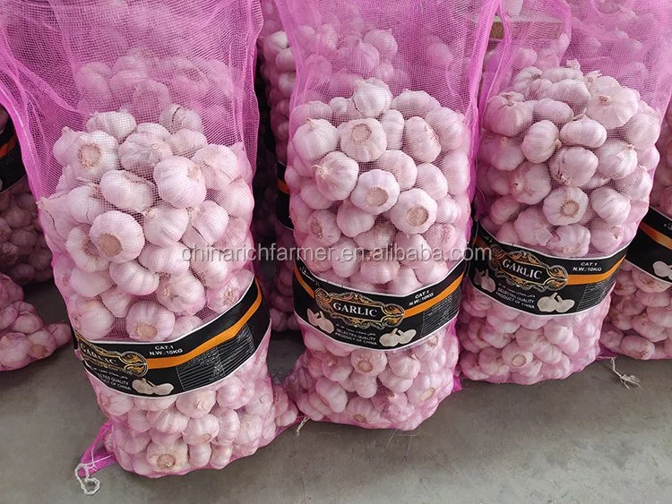 2022 New Crop Top Quality 4.5cm, 5.0cm, 5.5cm, 6.0cm Chinese White Fresh Garlic From Jining Rich Farmer