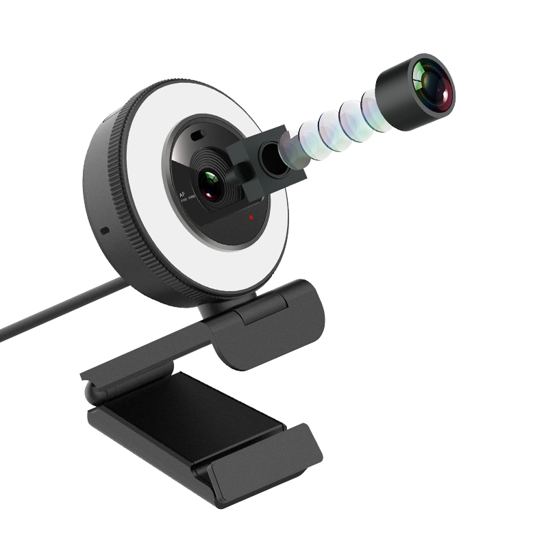 Preisgünstige OEM Webcam 1080p 60fps AF PC USB Web Kamera für Videokonferenzen mit Schutzleuchte