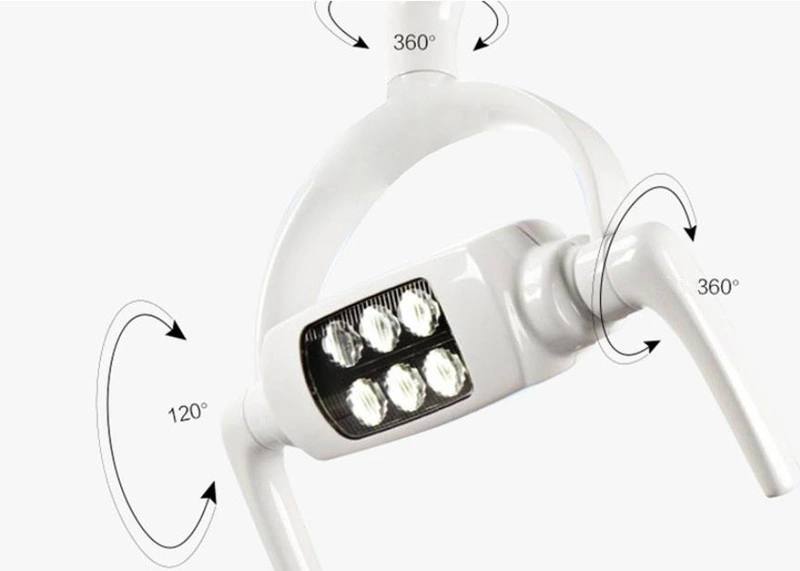 Shadowless Operation Dental LED Lamp Oral Light for Dental Unit with Sensor Manual Switch