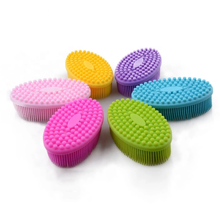 Silicone Head Silicon Hair Massage Bed Chair Salon Cleaning Basin Wash Massaging Shampoo Brush Scalp Massage