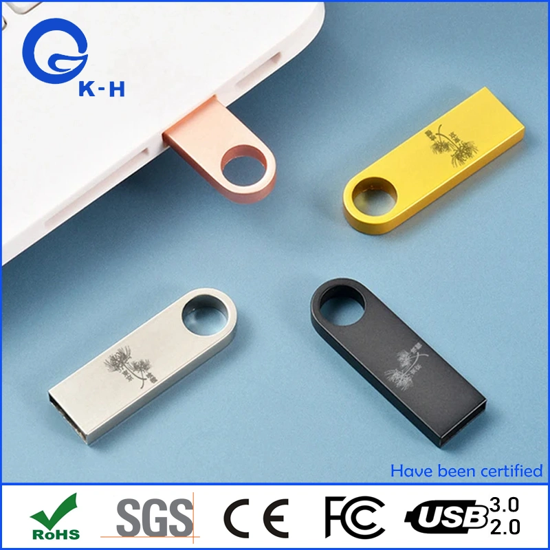 Mini Metal USB Flash Memory Stick for Company Gift 16GB 32GB 64GB