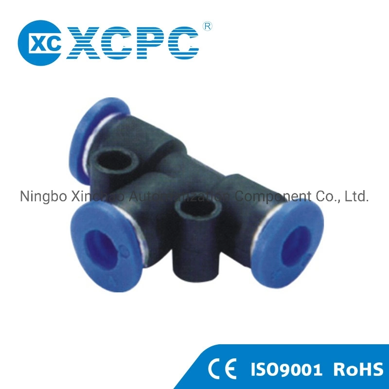 Xcpc China Supplier Pneumatic Manufacturer Factory Plastic Push-in Straight Union Fitting Quick Connector