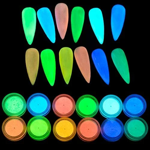 Multi-Color High Bright Glow in The Dark Luminous Paint Pigment