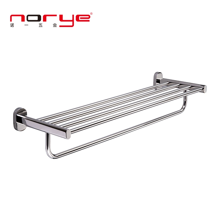 Double Layer Towel Rack Two Bar Stainless Steel Bathroom Accessories