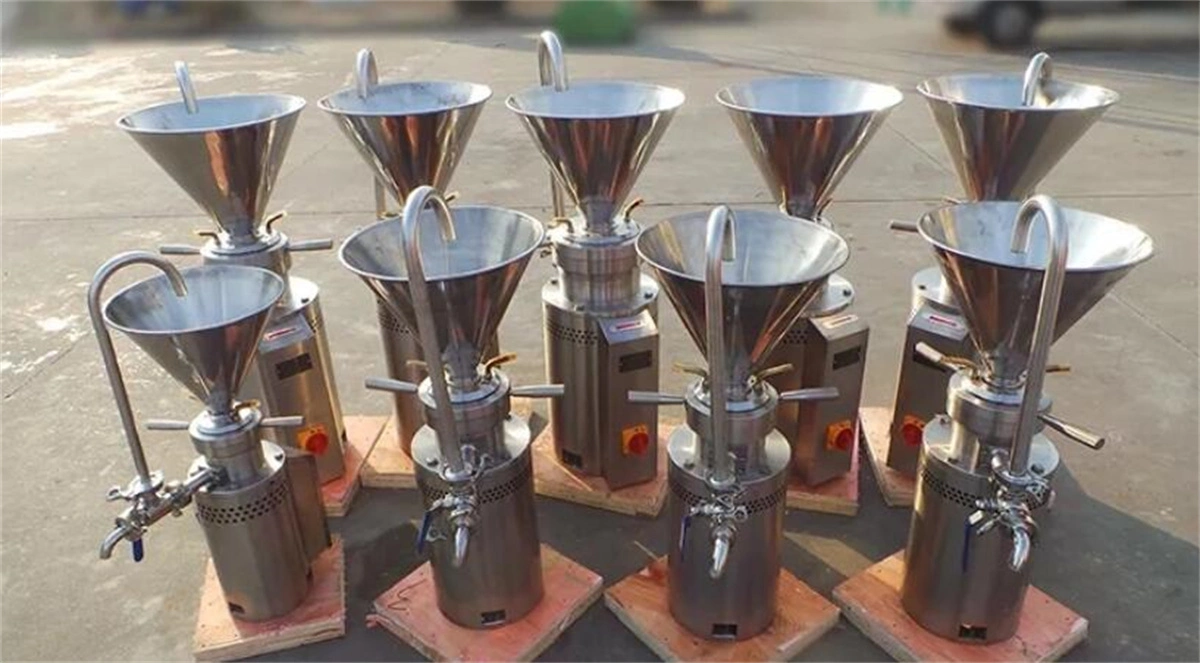 Multifunctional Tahini Paste Marsala Sauce Making Machine Sauce Grinder Colloid Mill Wholesale/Supplier Price Stainless Steel Colloid Mill/Emulsifying and Grinding