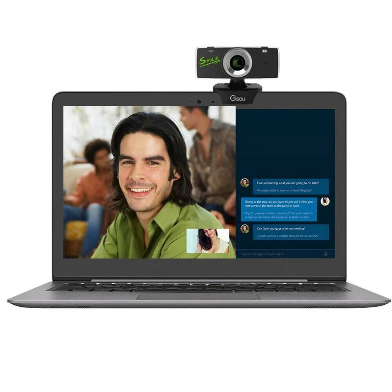 USB 2.0 HD Webcam Camera with Mic Microphone for Computer PC Laptop Tab Conference Webcast