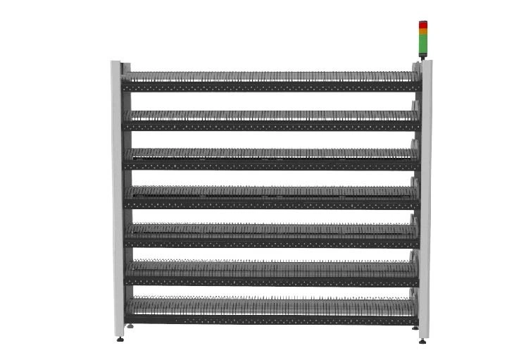 Smart LED Light Mobile SMT Electronic Material Storage Rack Shelve