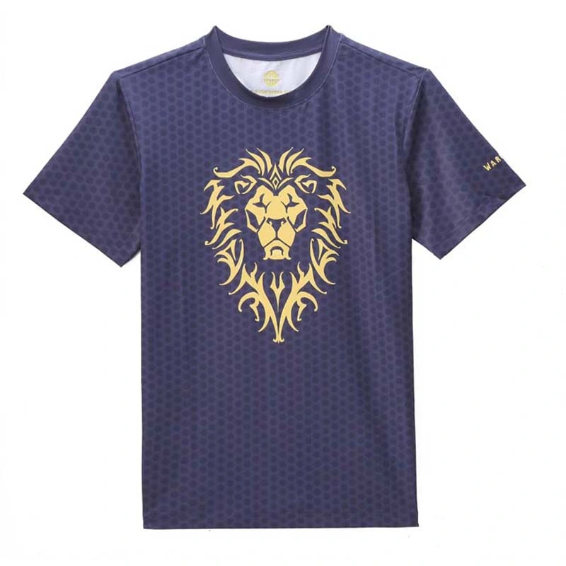 Wholesale Polyester Custom Printing Men Comfortable Tee Shirt