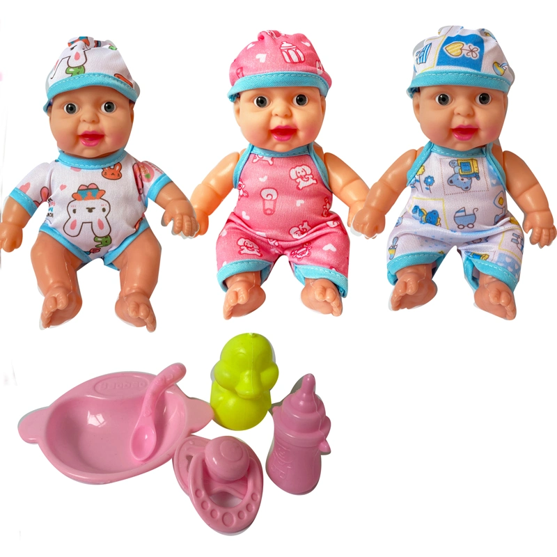 Großhandel Juguetes China Kunststoff Spielzeug Puppe Set Vinyl Puppe Kits 11 Zoll BJD Puppe Baby Spielzeug Blasen Körper frühe Kindheit Bildung Baby Puppe Kinder Plastic Puppe