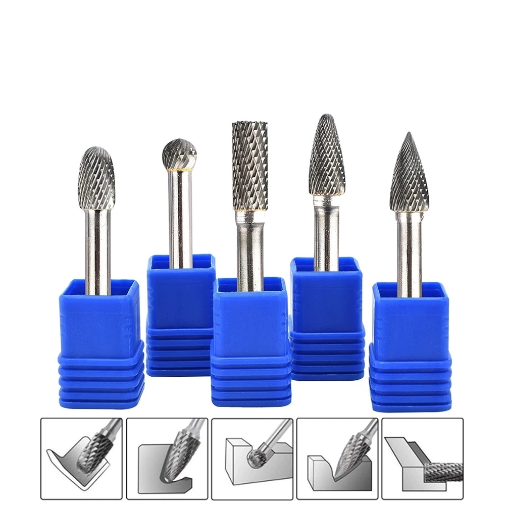 Manual Dental Product Hand Dental Leftover Cleaning Tools carburo de tungsteno Rebabas rotativas