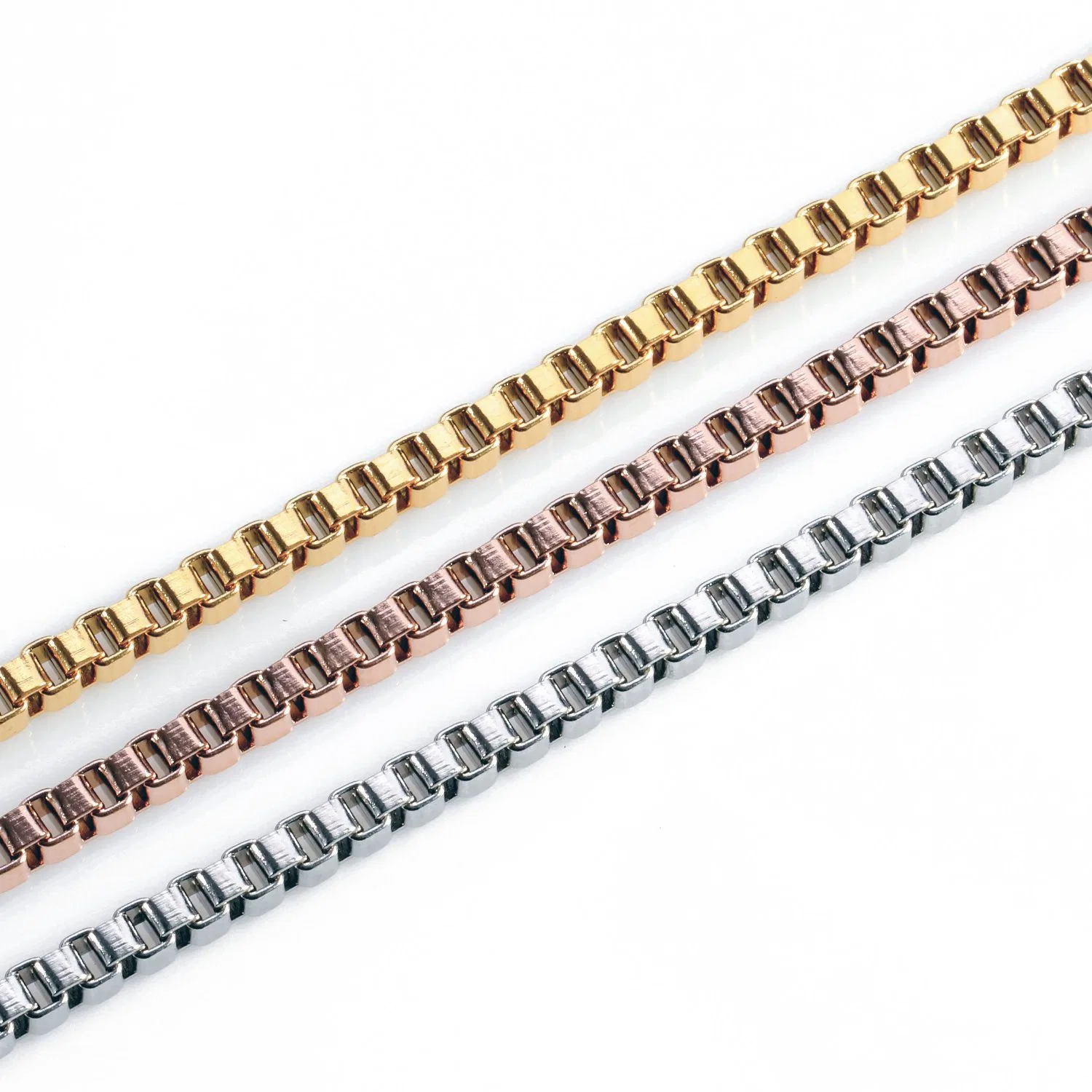 Boîte carrée de la chaîne en acier inoxydable pour Hot Sale Mode bijoux collier