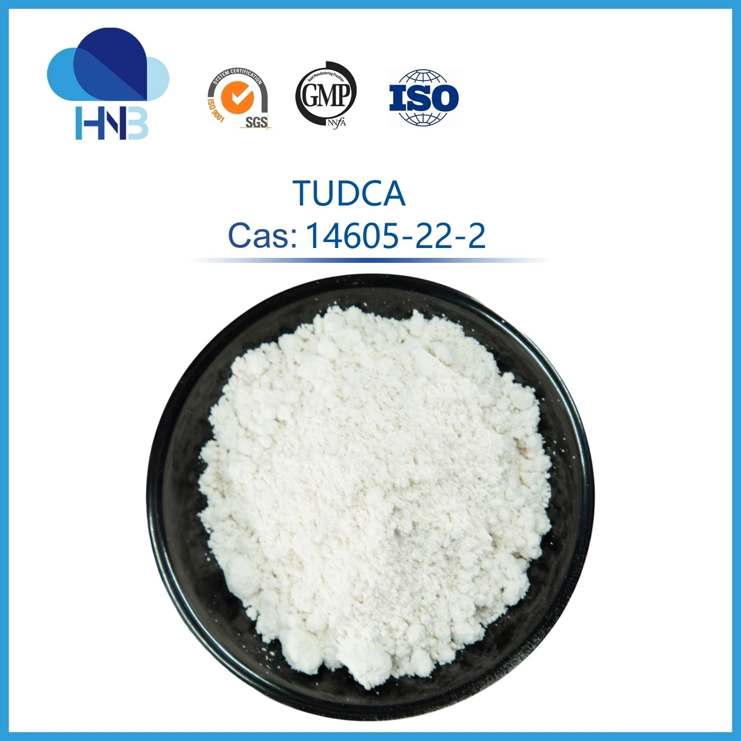 CAS 128-13-2 Taurodeoxycholate API con ácido ursodeoxicólico Ursodiol Udca Tudca