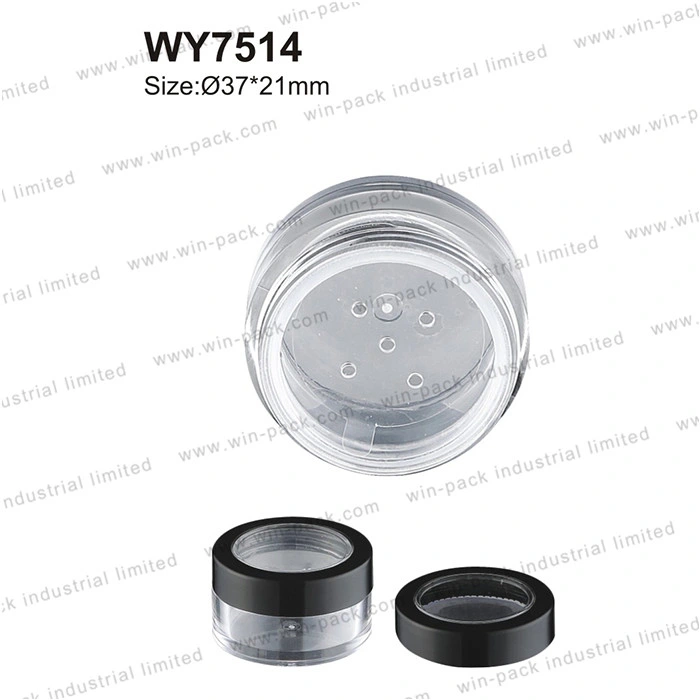 Hot Sale Round Loose Powder Cosmetics Case for Make up Packing in High quality/High cost performance 