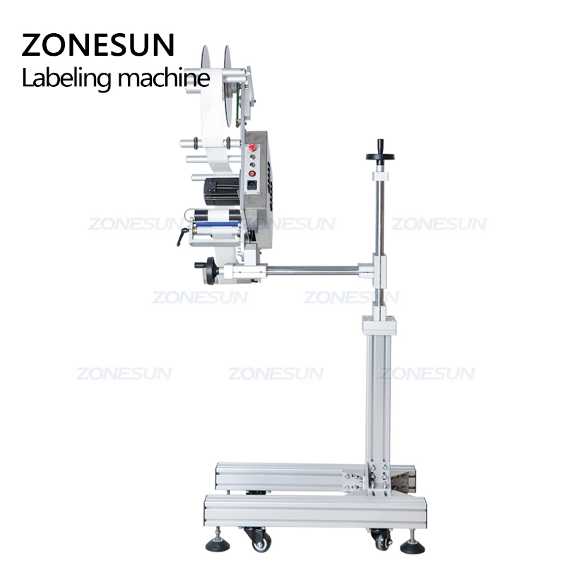 Carte à gratter la surface plate Zonesun Housse bouteille l'étiquetage automatique bloquée pour les cosmétiques de la machine