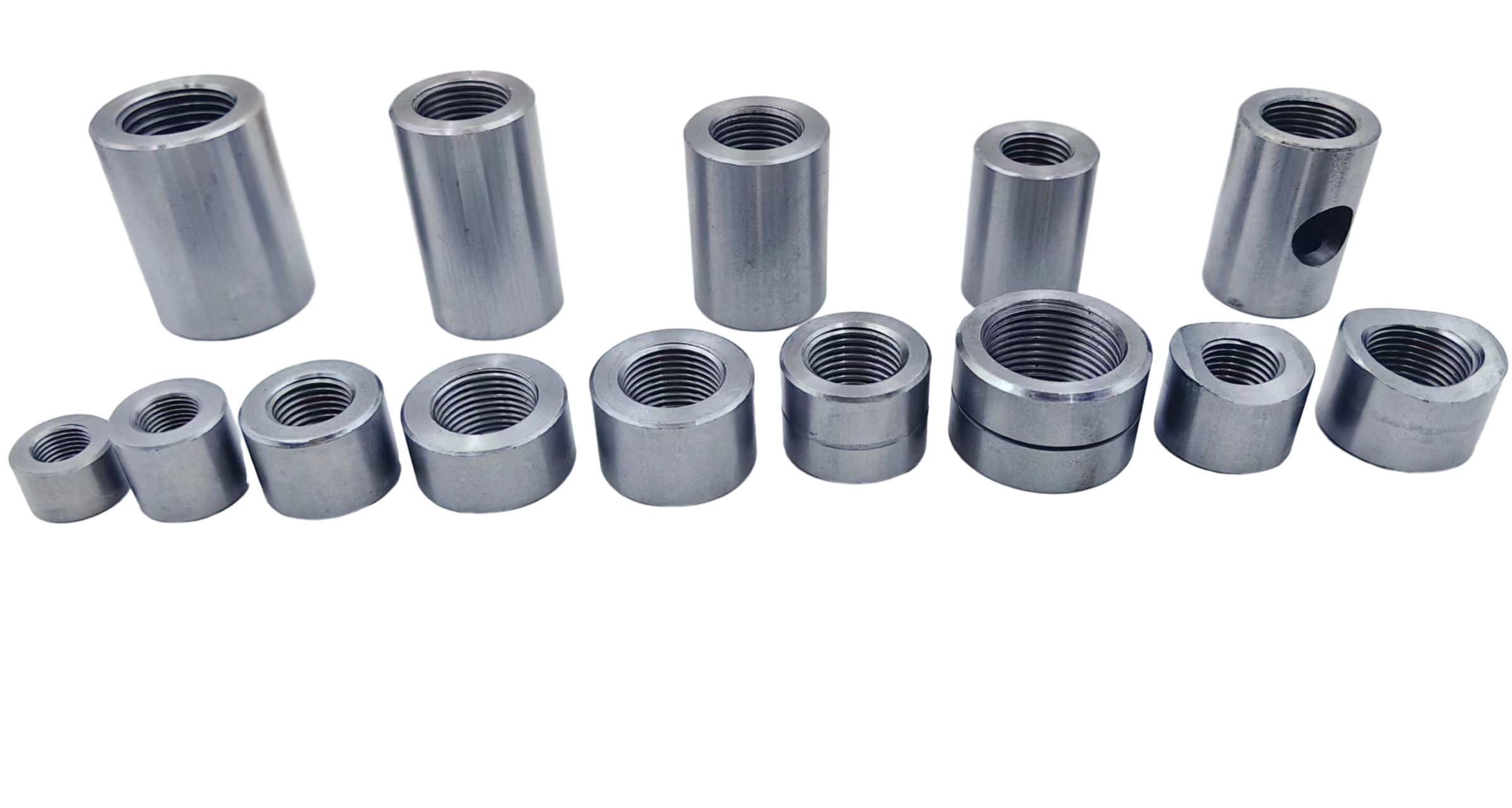 Non Standard Iron Casting Parts Hydraulic Actuator Large Hydraulic Cylinder Parts Threaded Bushing for Hydraulic Cylinders