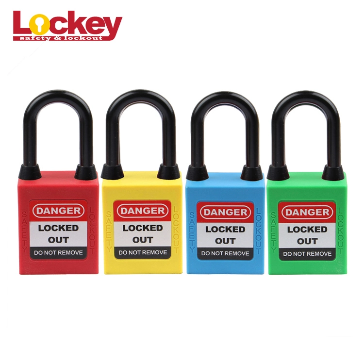 Loto 38mm Dust Proof Steel Shackle Safety Pad Lock with Colorful Bodies