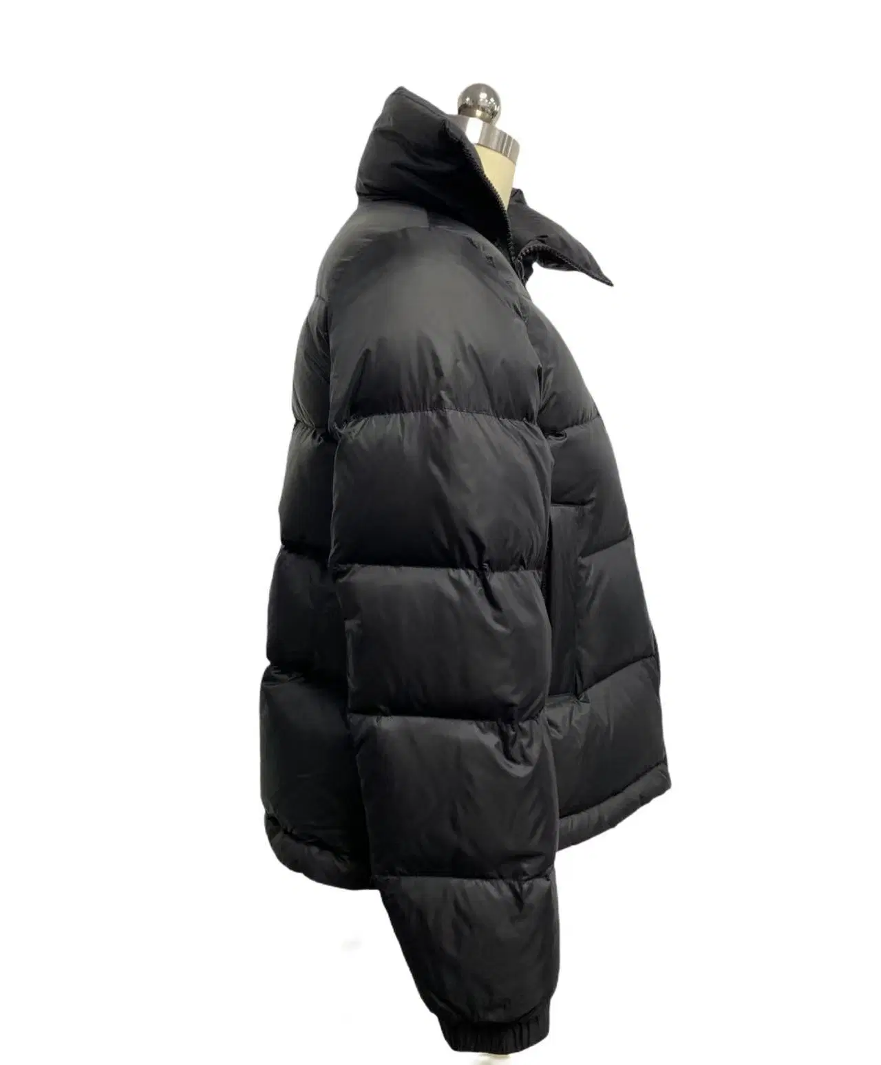 Casaco de inverno com casaco de inverno Puffer Coat nylon para senhora com Gola subida