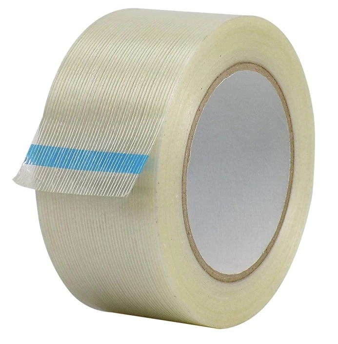 Heat Resistant 3m 893/897 Single Sided Fiber Shipping Clear Self Adhesive Strapping Reinforced Fiberglass Filament Tape