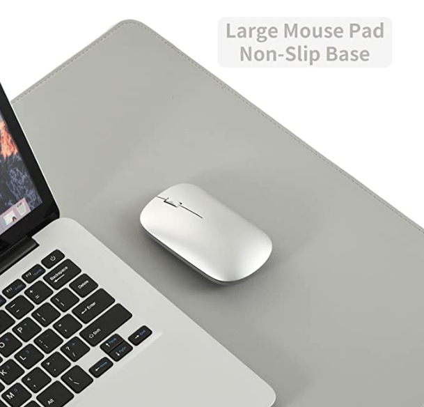 Desk Pad Protector Non-Slip PVC Leather Laptop Desk Pad Waterproof Office and Home Writing Pad