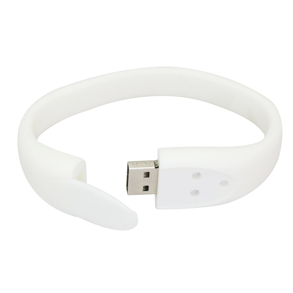 Wholesale/Supplier Bulk Cheap Promotion Gift Custom Logo Male Silicone Bracelet Wrist Strap USB 3.0 2.0 USB Flash Drive