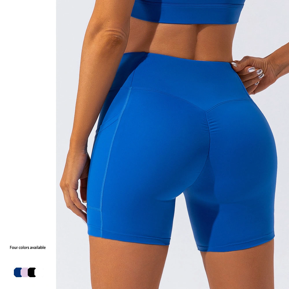 Djmc New Arrival Damen Workout Shorts Running Biker Shorts Hoch Yoga-Shorts Mit Taille