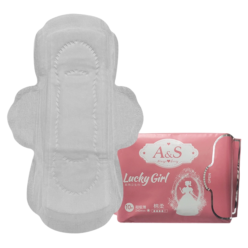 Jwc Weak Acid Top Sheet Feminine Sanitary Napkin