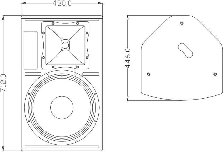 Top Quality Professional Sound System Indoor 15 Inch Neodymium Speaker