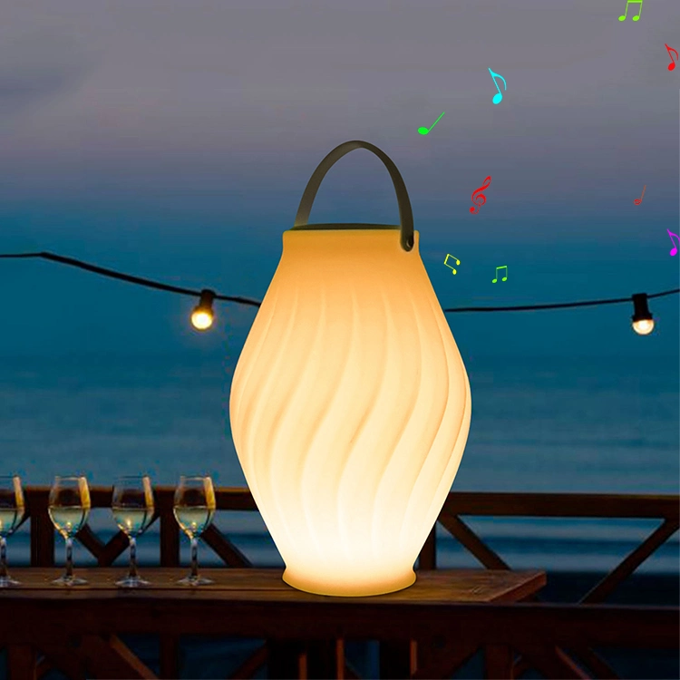 New Design Mini Portable LED Light Decoration Lamp Bluetooth Speaker