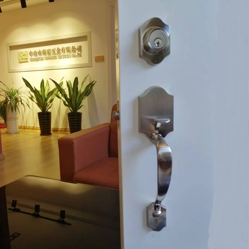 Front Door Handle Sets with Deadbolt Lock and Knob, Entry Door Locksets, Single Cylinder