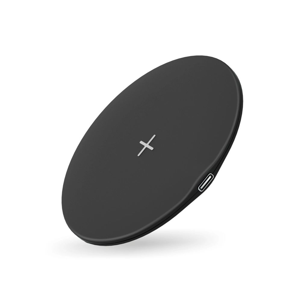 New Upgrade Universal Home Desktop Qi Charger Quick 15W Ultra Slim Wireless Charger for Mobile Phone