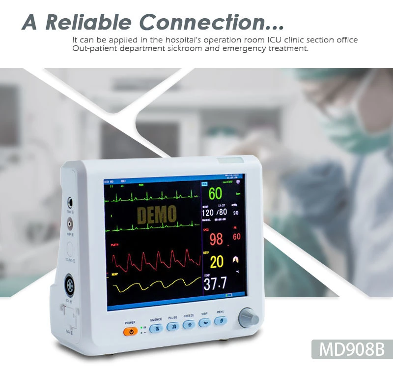 CE aprobada Portable Multi-Parameter Monitor de paciente del Hospital del Monitor de paciente de equipos médicos