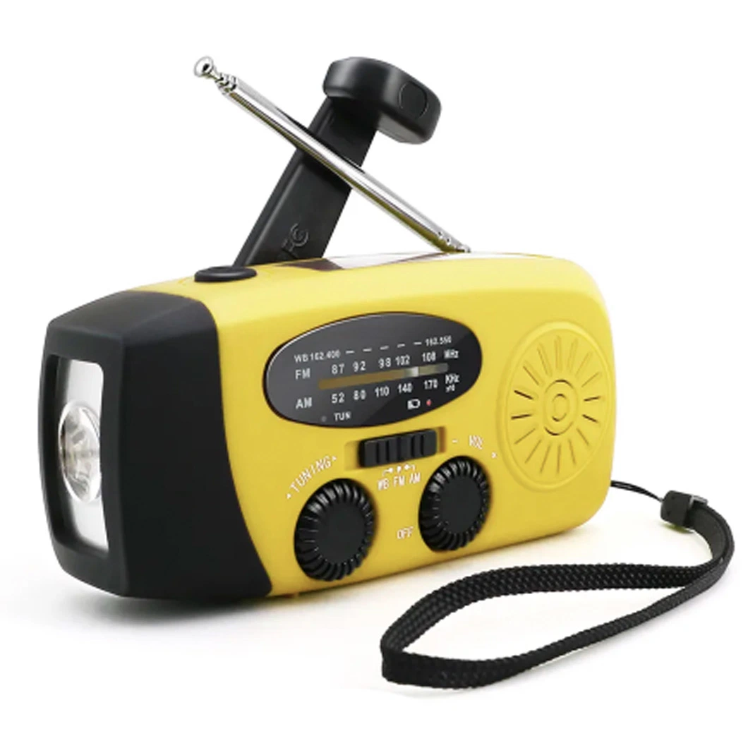 Multifunctional Hand Generator Powered Radio for Travel