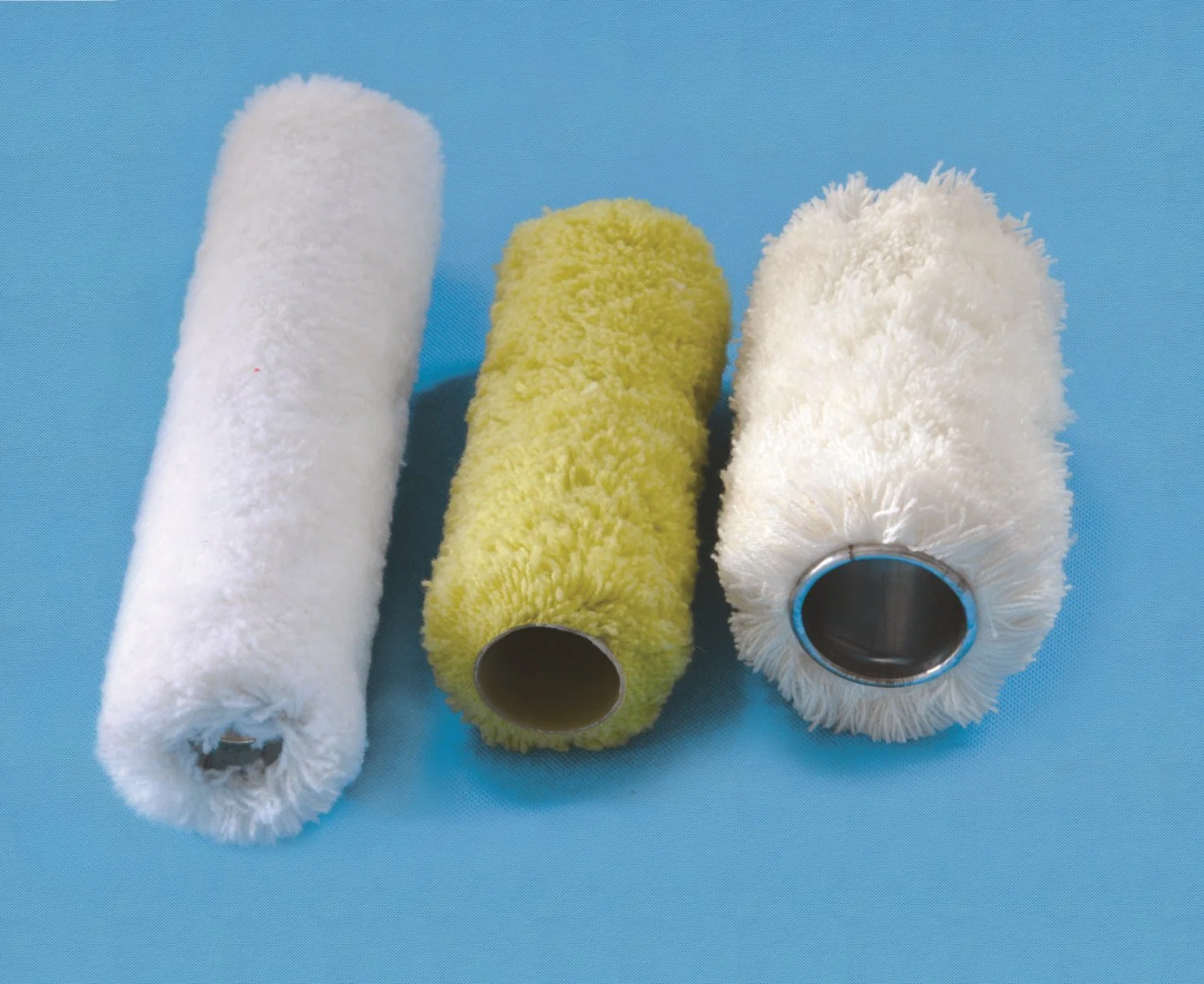 Customized Zinc Plated Plastic Handle Long Hair Wooly Roller for FRP Laminating