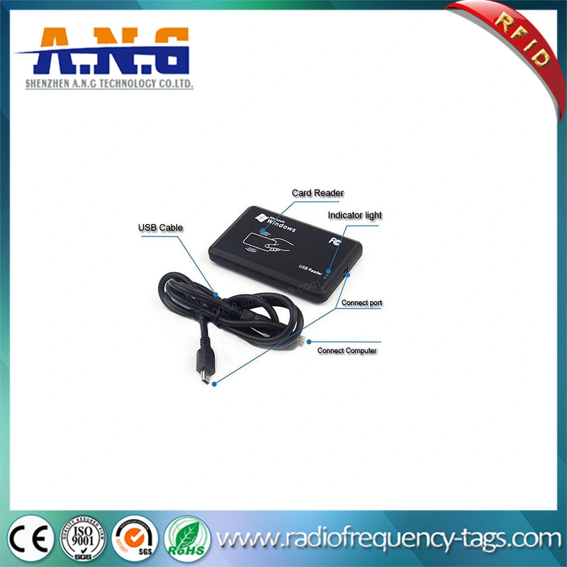 Desktop USB RFID Card Reader Mf Reader Plug and Play