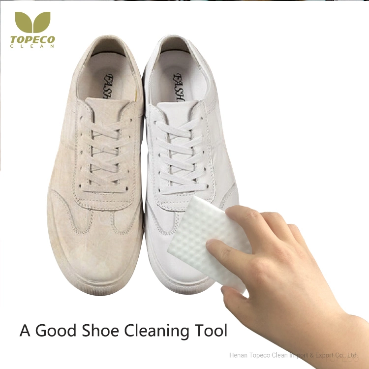 Topeco Magic Eraser High Density Melamine Sponge Cleaning Shoes 10X6X2 Household Cleaning Tool