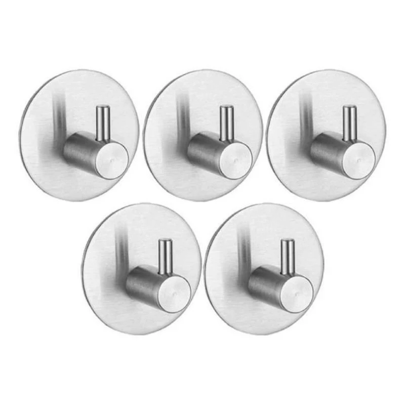 Bathroom 304 Stainless Steel Towel Robe Hooks Holder