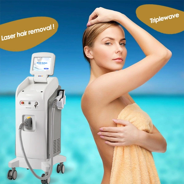 Équipement de beauté laser à diode standard Esthetica 755nm